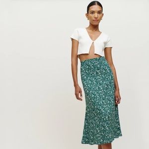 Reformation Petite Bea Floral Skirt NWOT